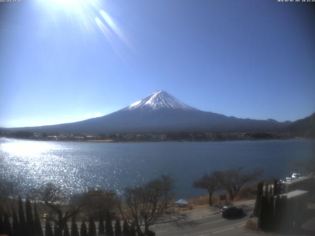 河口湖からの富士山