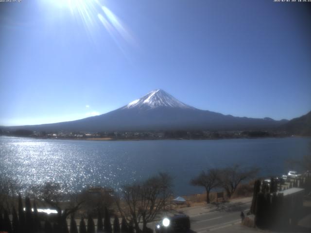 河口湖からの富士山