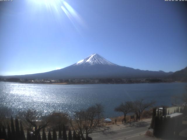 河口湖からの富士山