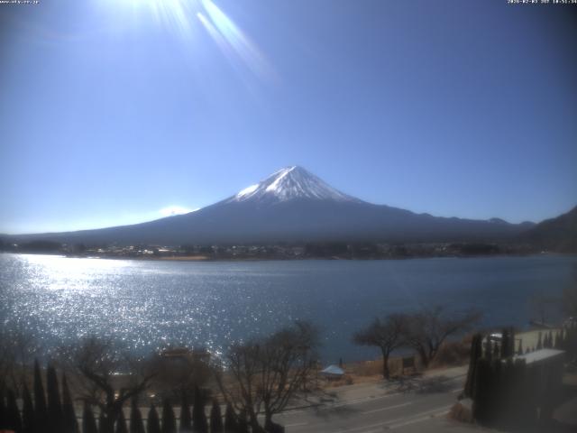 河口湖からの富士山
