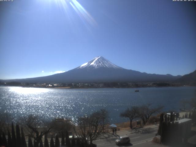 河口湖からの富士山