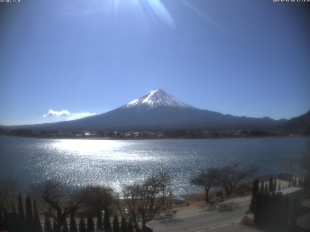 河口湖からの富士山