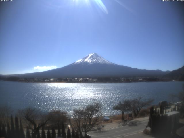 河口湖からの富士山