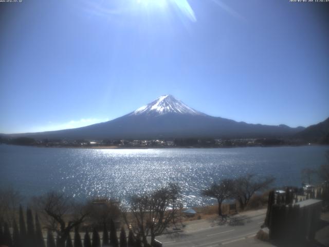 河口湖からの富士山