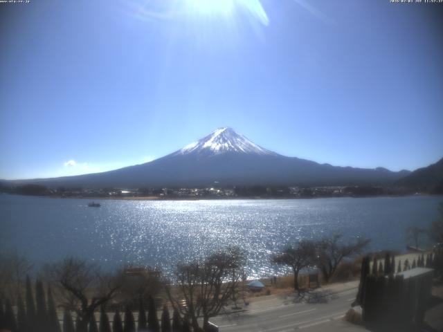河口湖からの富士山