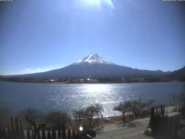 河口湖からの富士山