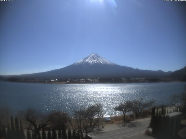 河口湖からの富士山