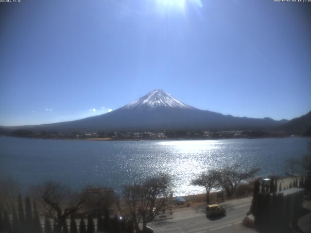 河口湖からの富士山