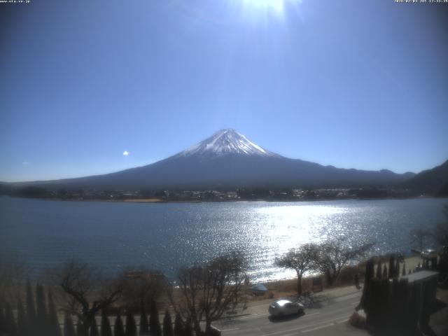 河口湖からの富士山