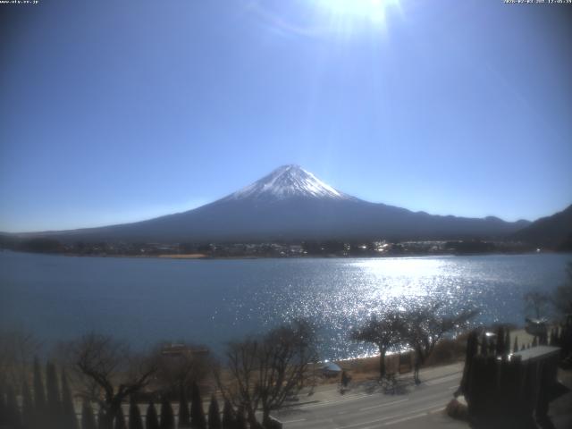 河口湖からの富士山