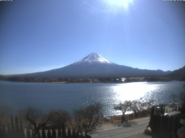 河口湖からの富士山