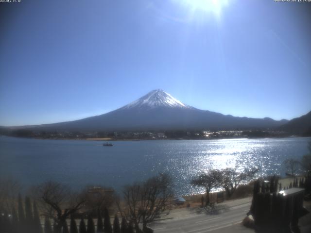 河口湖からの富士山