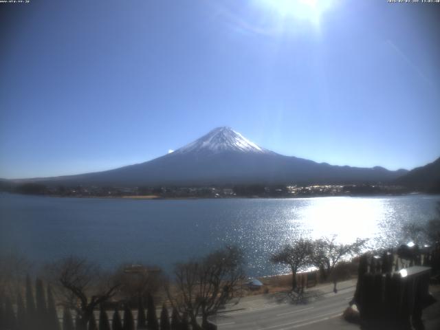 河口湖からの富士山