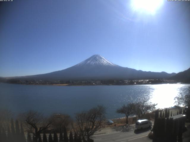 河口湖からの富士山