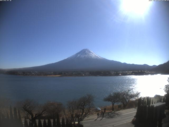 河口湖からの富士山