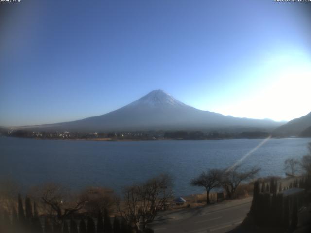 河口湖からの富士山