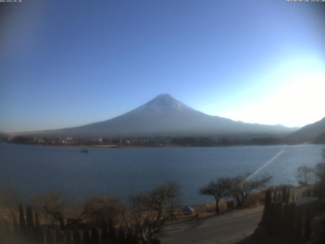 河口湖からの富士山