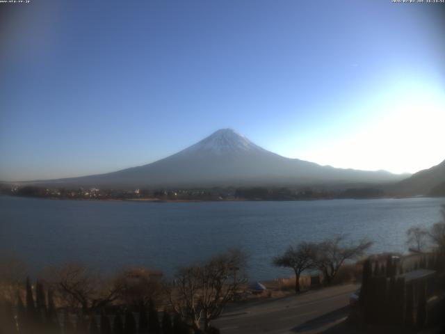 河口湖からの富士山
