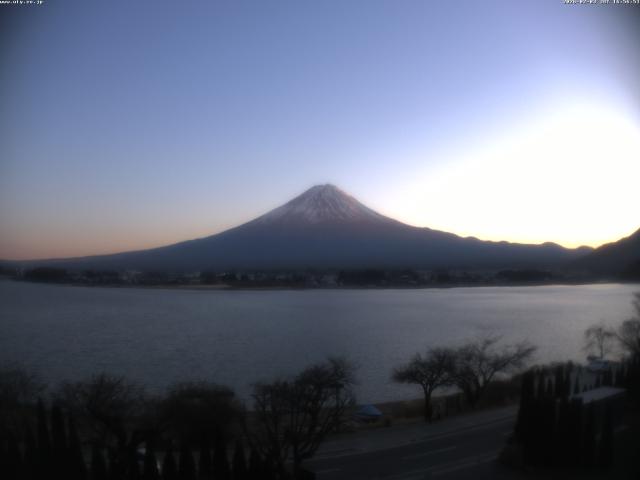 河口湖からの富士山