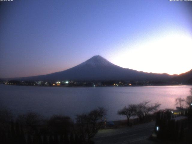 河口湖からの富士山