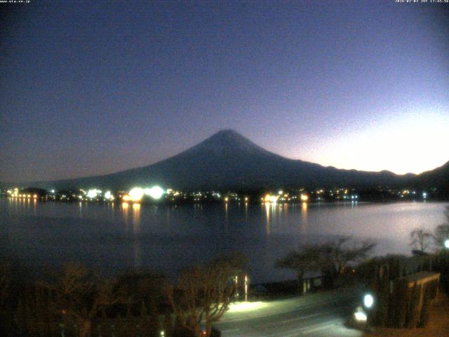 河口湖からの富士山