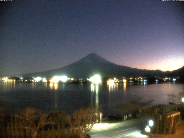 河口湖からの富士山