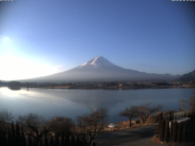 河口湖からの富士山