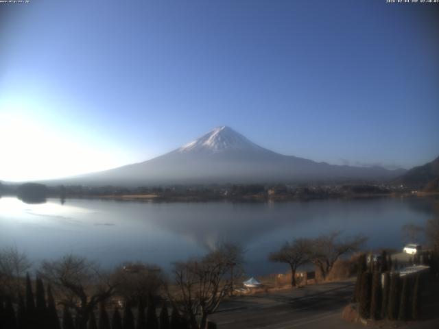河口湖からの富士山