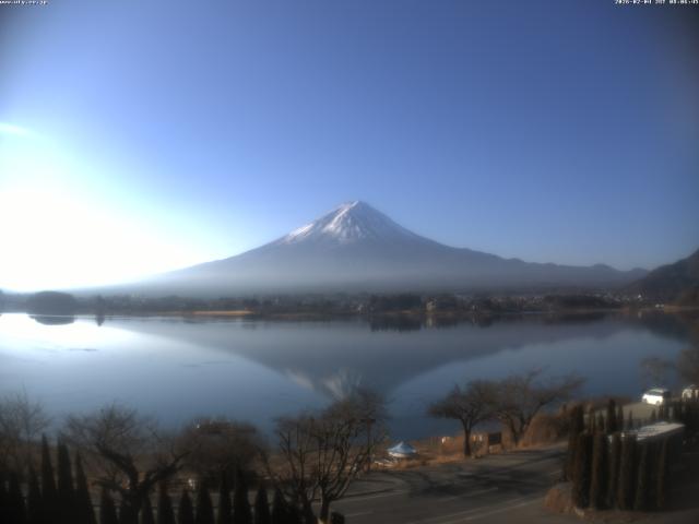 河口湖からの富士山