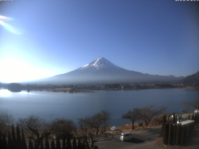 河口湖からの富士山