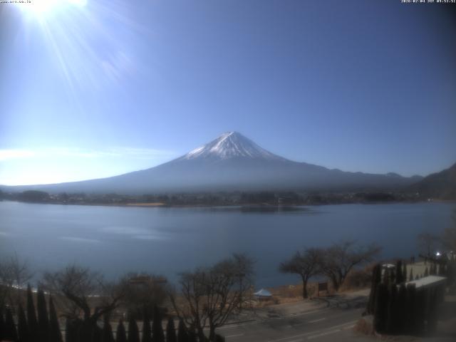 河口湖からの富士山