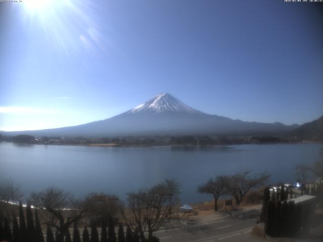 河口湖からの富士山