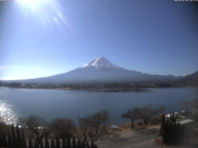 河口湖からの富士山