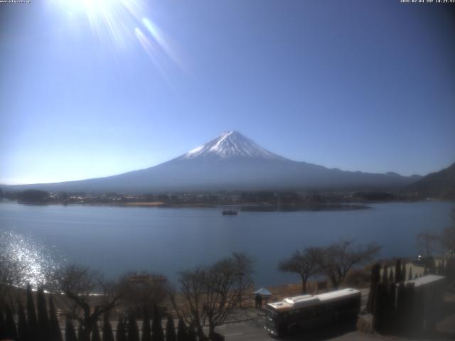 河口湖からの富士山