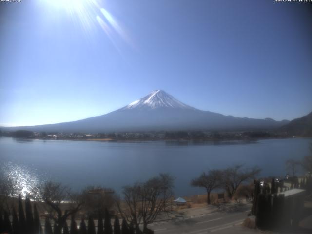 河口湖からの富士山