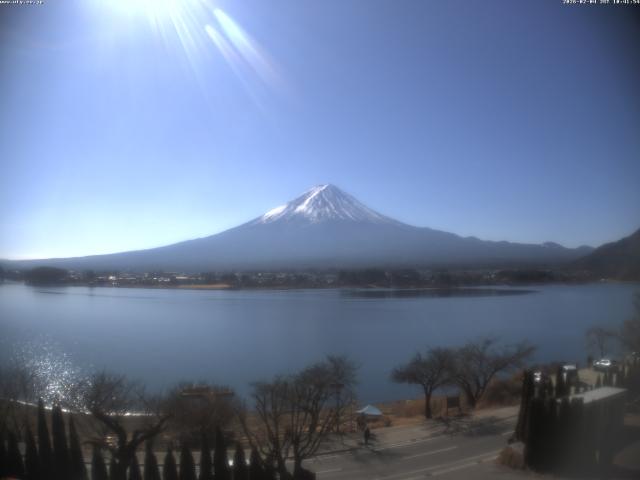 河口湖からの富士山