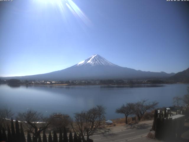 河口湖からの富士山