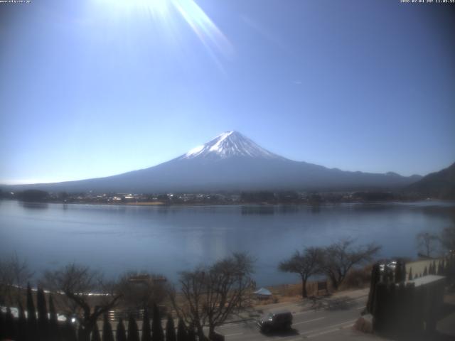 河口湖からの富士山