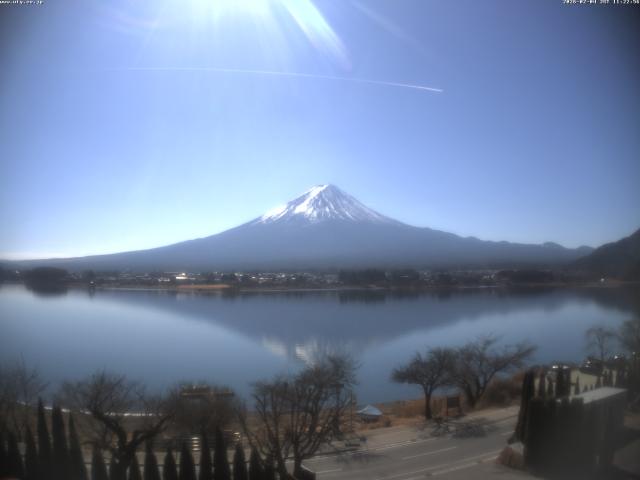 河口湖からの富士山