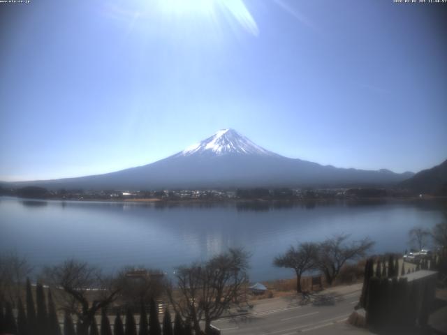 河口湖からの富士山