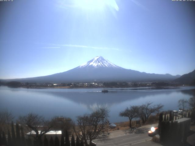 河口湖からの富士山