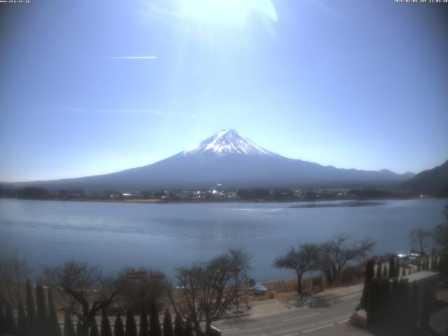 河口湖からの富士山