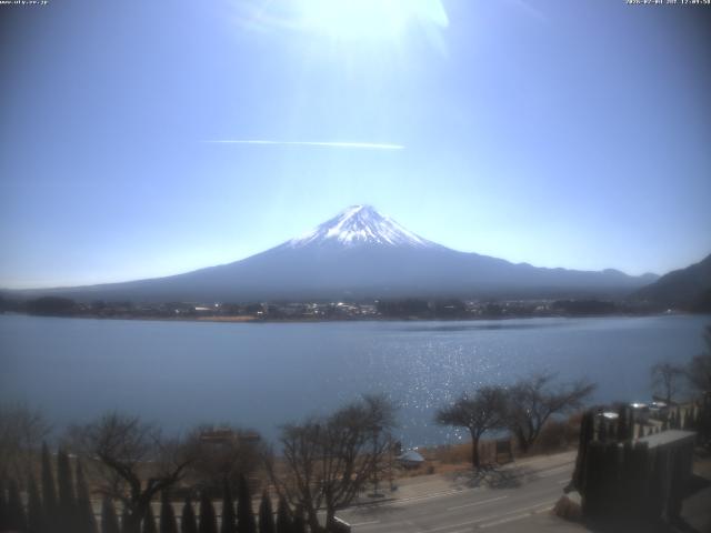 河口湖からの富士山