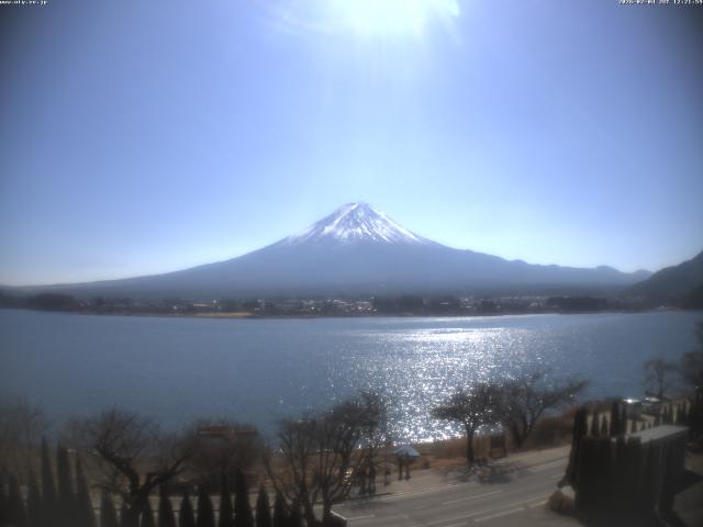 河口湖からの富士山