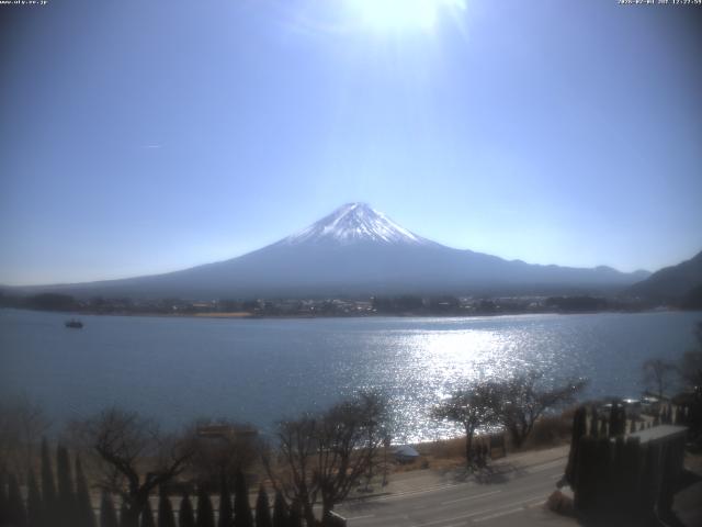 河口湖からの富士山