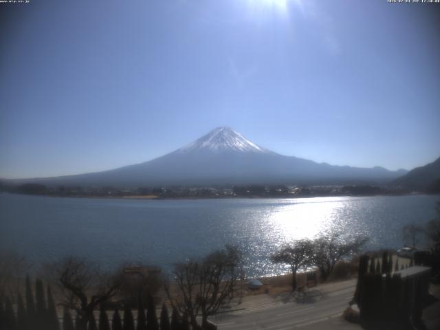 河口湖からの富士山