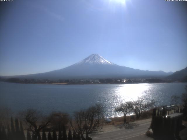 河口湖からの富士山