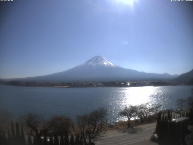 河口湖からの富士山