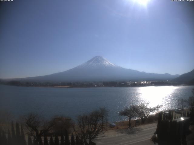 河口湖からの富士山