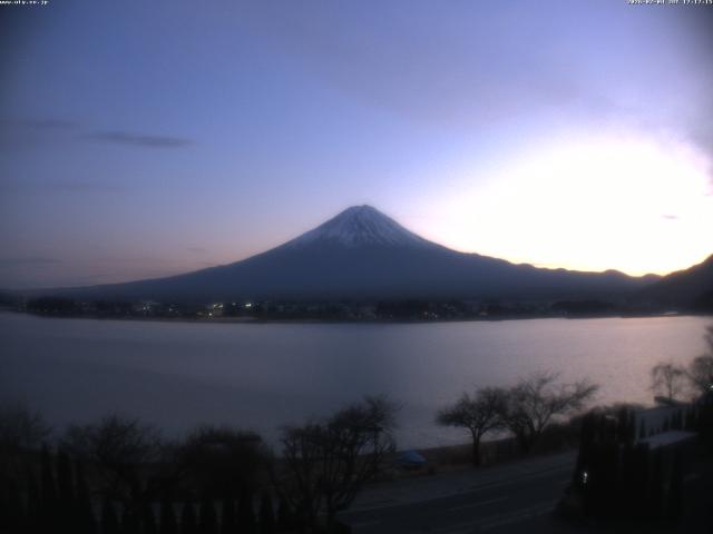 河口湖からの富士山